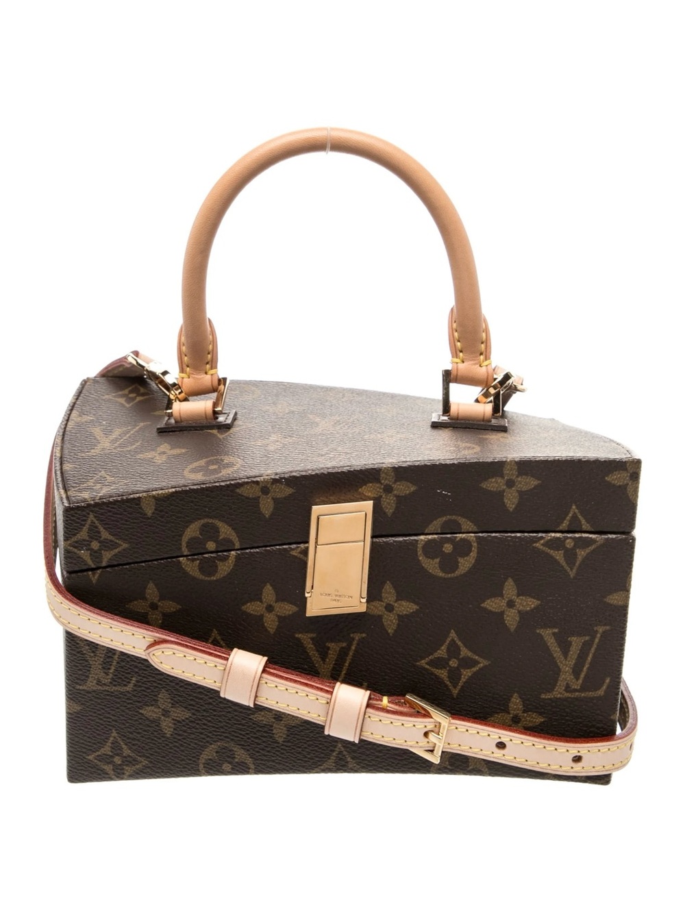 Louis Vuitton Frank Gehry Twisted Trunk Box Bag Brown Monogram M40275 Limited Ed